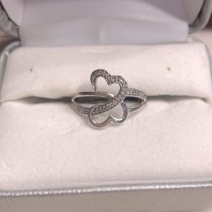 Double heart promise ring 💍